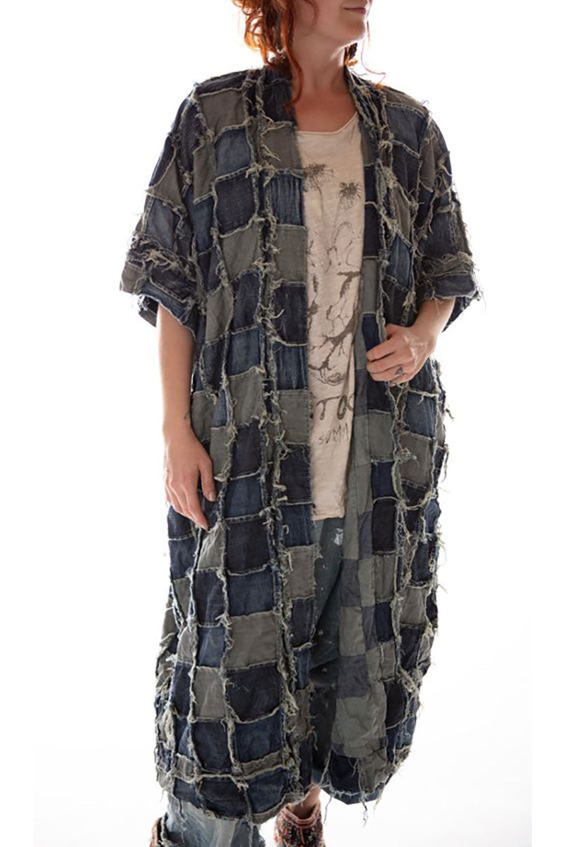 Patchwork Tree of outlet Life Dashi Kimono