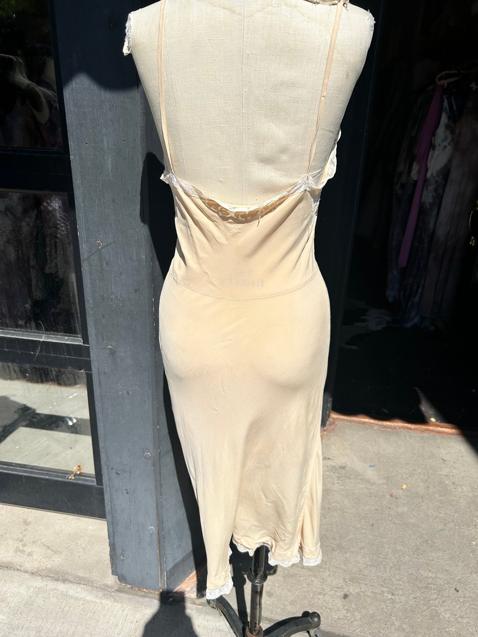 Vintage silk redone slip dress