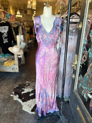 Redone Vintage Silk Dress