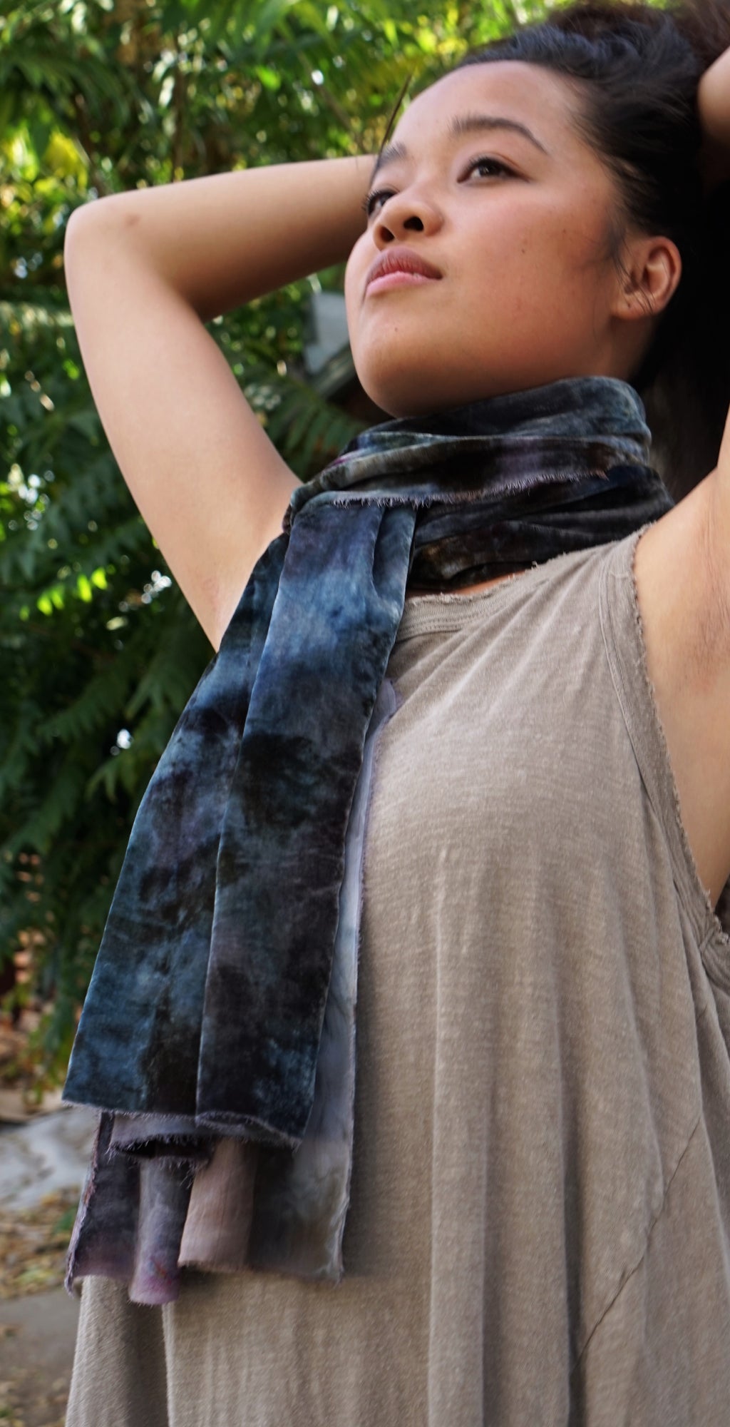 Silk Velvet Scarf