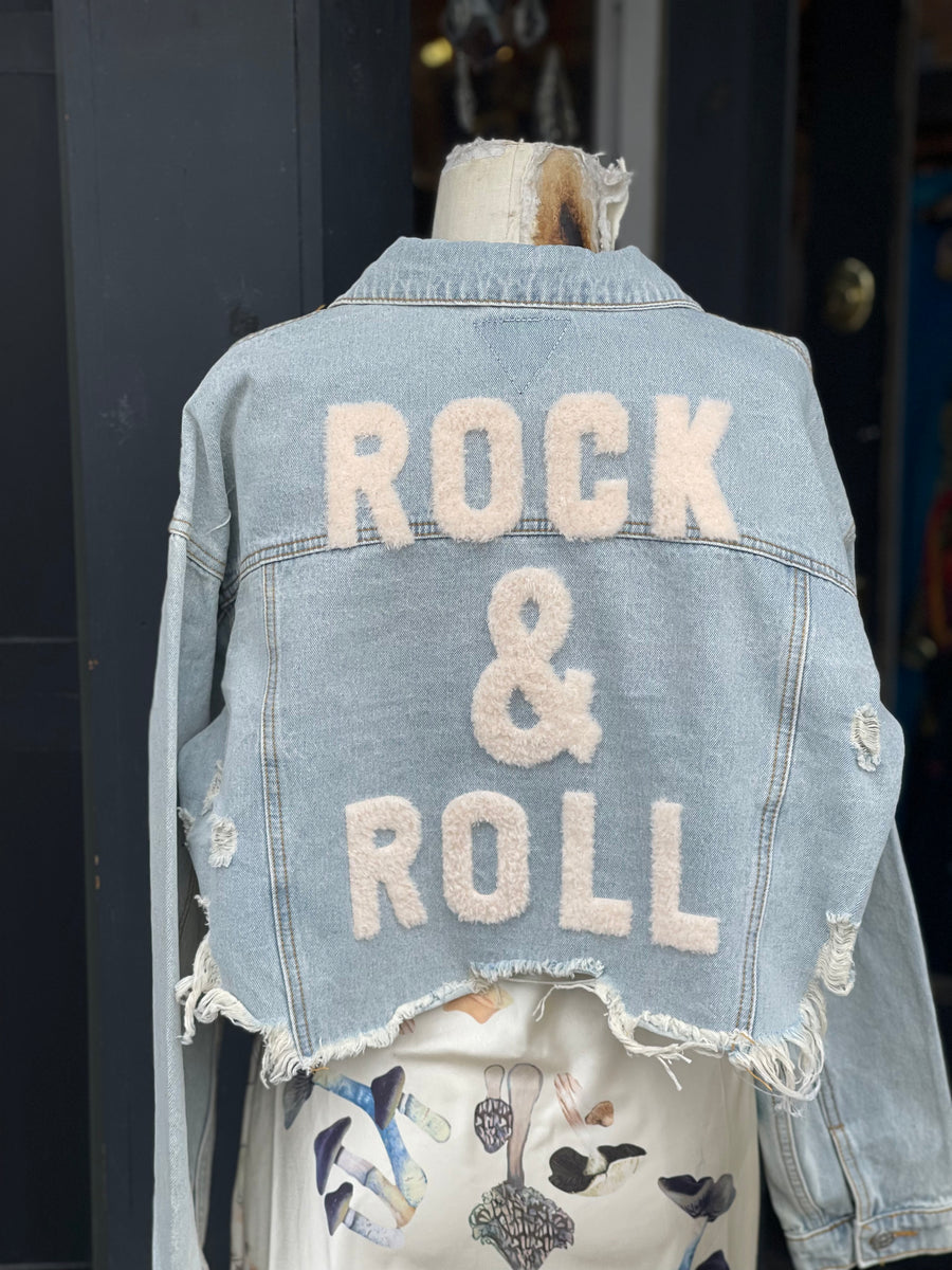 Rock n Roll Denim Jacket – Canary In A Clothesmine